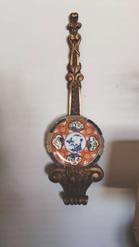 Hollywood Regency Style Plate Holder