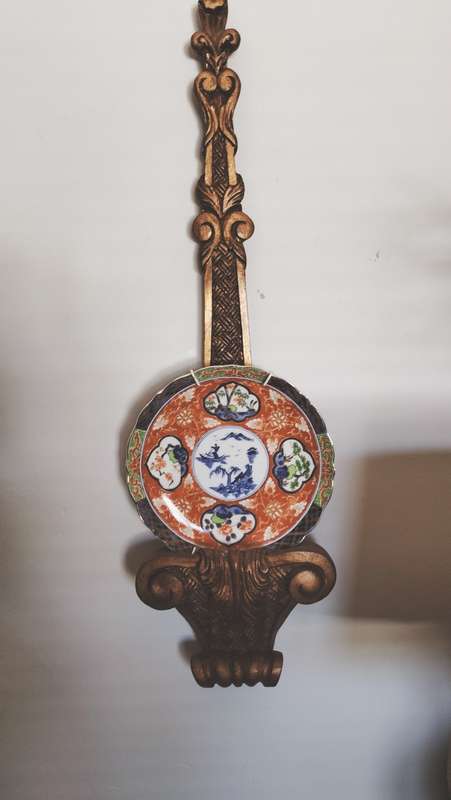 Hollywood Regency Style Plate Holder