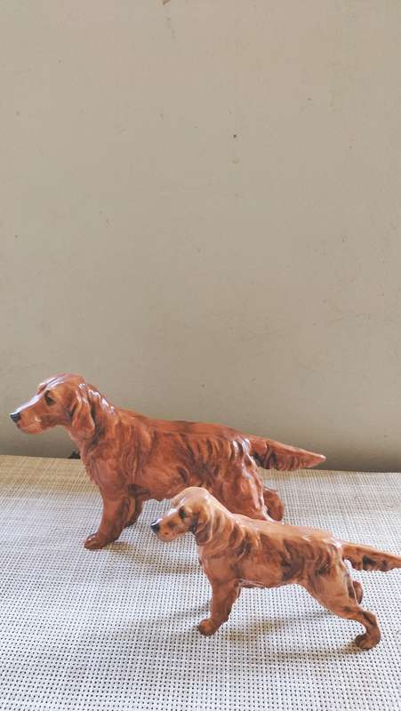 Beswick Pair of Irish SettersFigurine