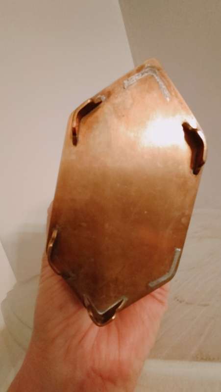 Chinese Brass Tea Caddy