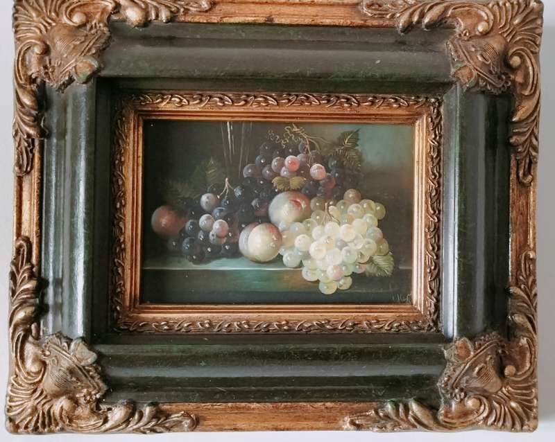Still Life Framed Painting of Fruit