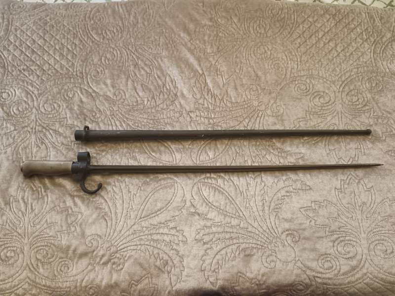 Original French M1886 Lebel Rifle `Rosalie` Bayonet