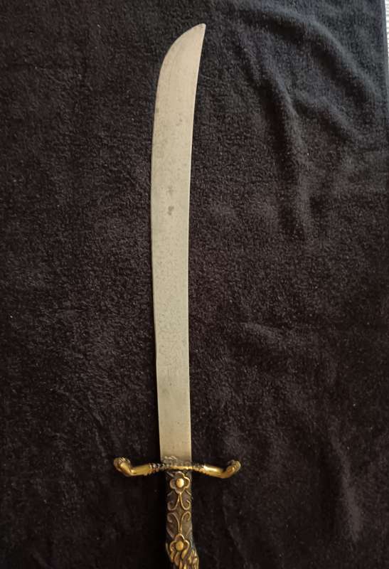 Brass Handled Eagle Machete/Sword Made by Martindale Sheffield C 1878