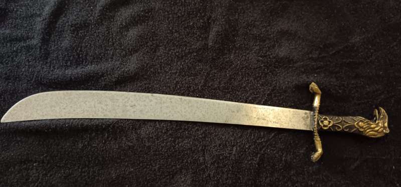 Brass Handled Eagle Machete/Sword Made by Martindale Sheffield C 1878