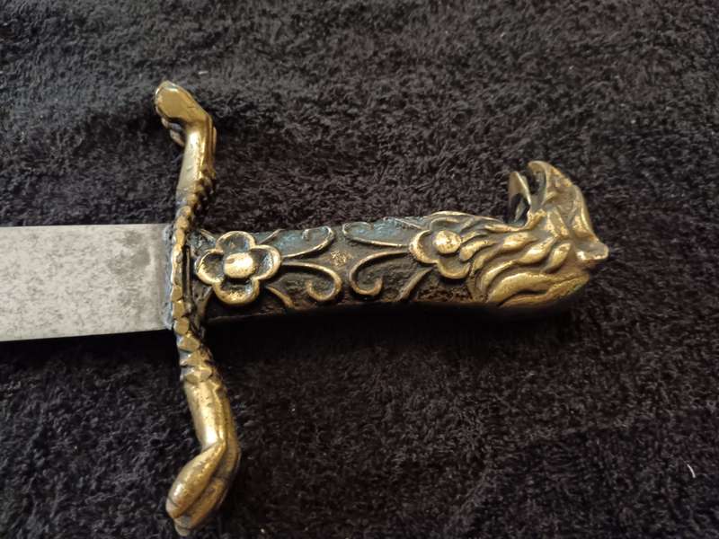 Brass Handled Eagle Machete/Sword Made by Martindale Sheffield C 1878