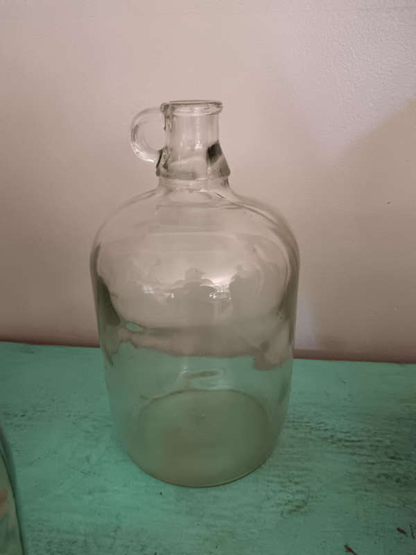 Clear Glass Jug Bottle