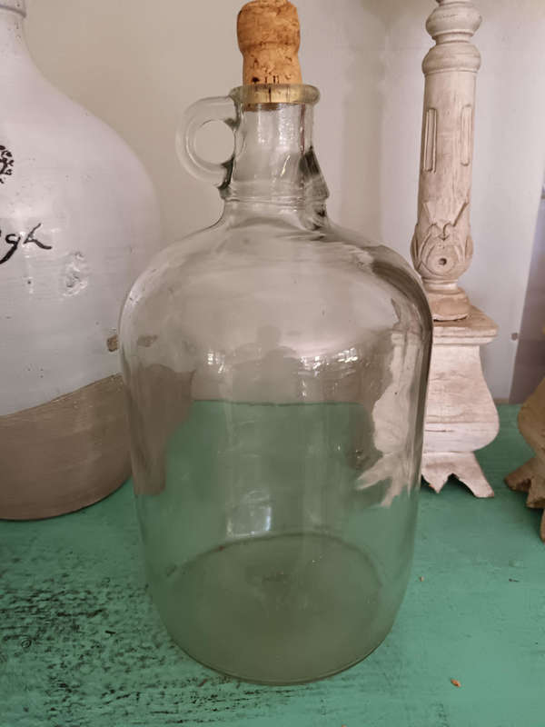 Clear Glass Jug Bottle