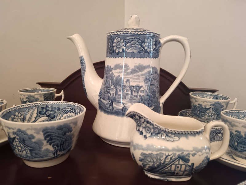 Wood & Sons  Coffee Set - Woodlands Pattern C1950