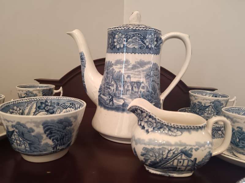 Wood & Sons  Coffee Set - Woodlands Pattern C1950