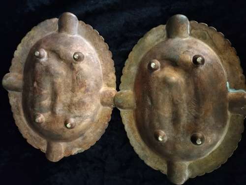 Bronze Repousse Pheasant Ashtray