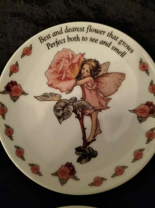 Set of 3 Flower Fairies Plate by Cicily Mary Barker