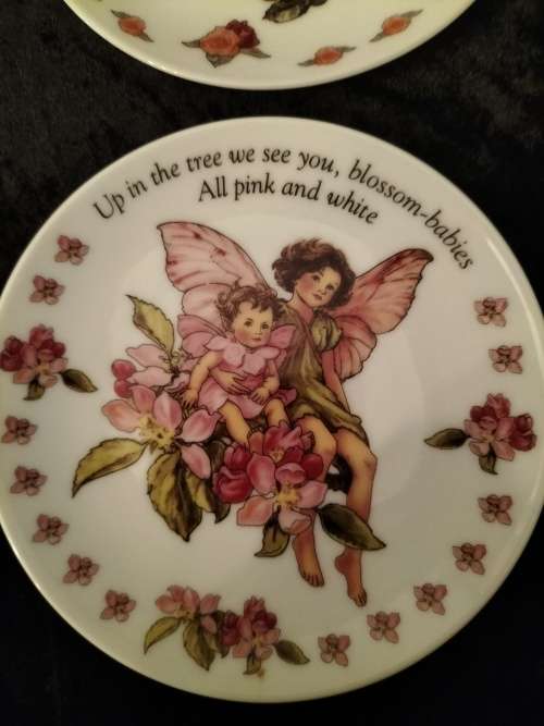 Set of 3 Flower Fairies Plate by Cicily Mary Barker