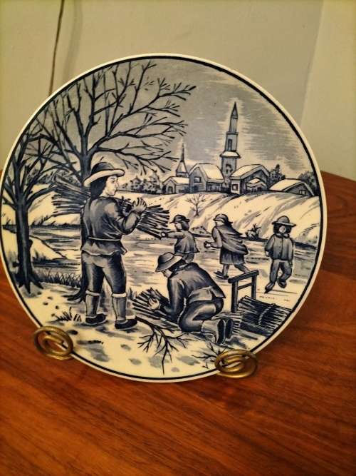 Crown Delft  Plate