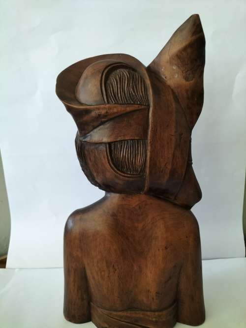 Indonesian Wooden Bust