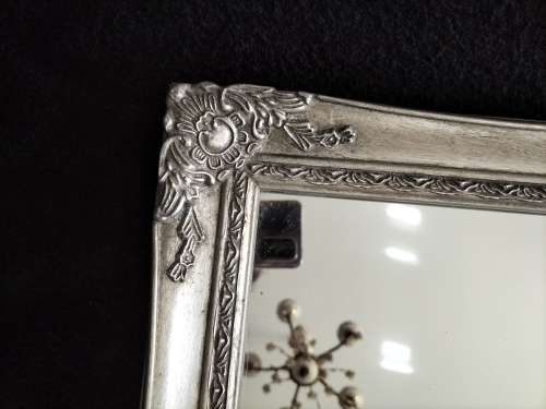 Silver Ornate Framed Mirror