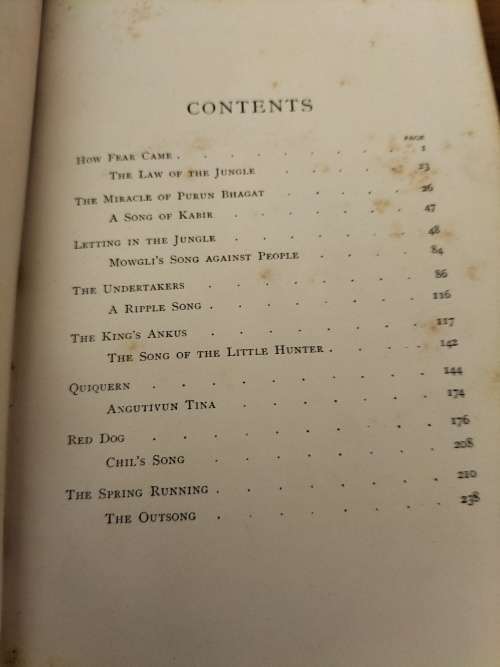 The Second Jungle Book By Rudyard Kipling dated 1895