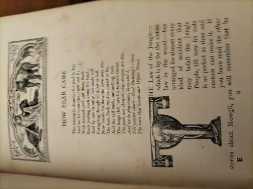 The Second Jungle Book By Rudyard Kipling dated 1895