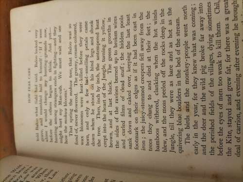 The Second Jungle Book By Rudyard Kipling dated 1895