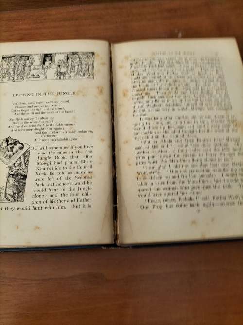 The Second Jungle Book By Rudyard Kipling dated 1895