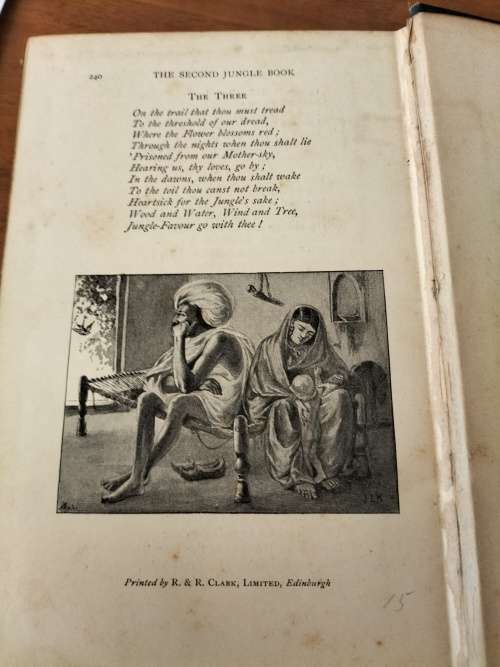 The Second Jungle Book By Rudyard Kipling dated 1895
