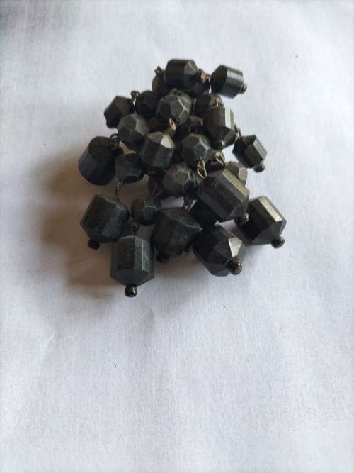 Black Cluster Brooch