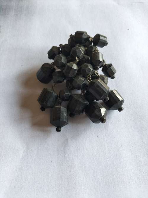 Black Cluster Brooch