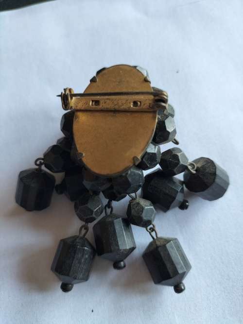 Black Cluster Brooch