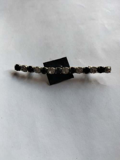 Crystal Bar Brooch