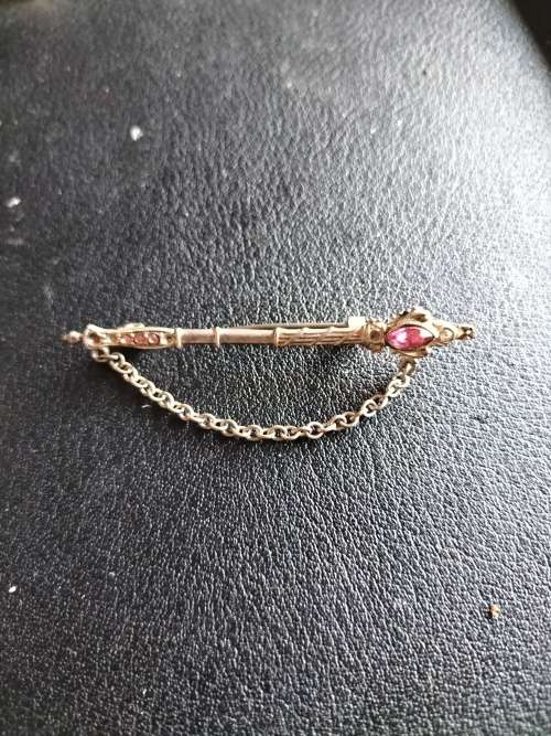 Victorian festoon Brooch