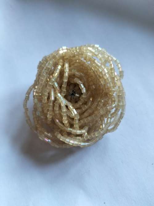 Beaded Flower Brooch