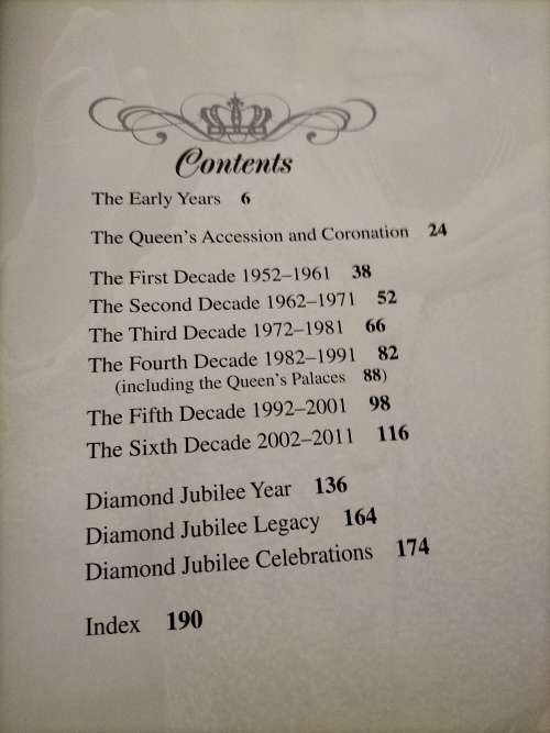 Queen Elizabeth 11 Commemorating The Diamond Jubilee Limited Edition Book 1852 - 2012