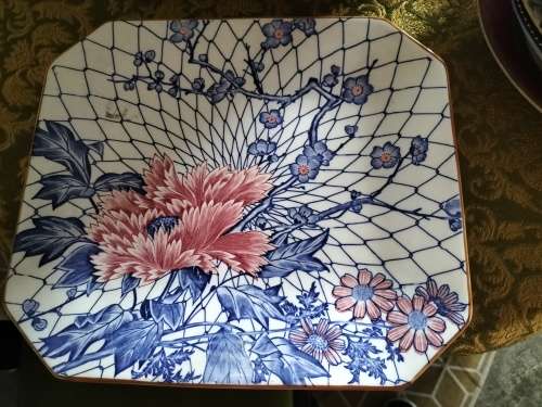 Imari Hexagonal Display Plate