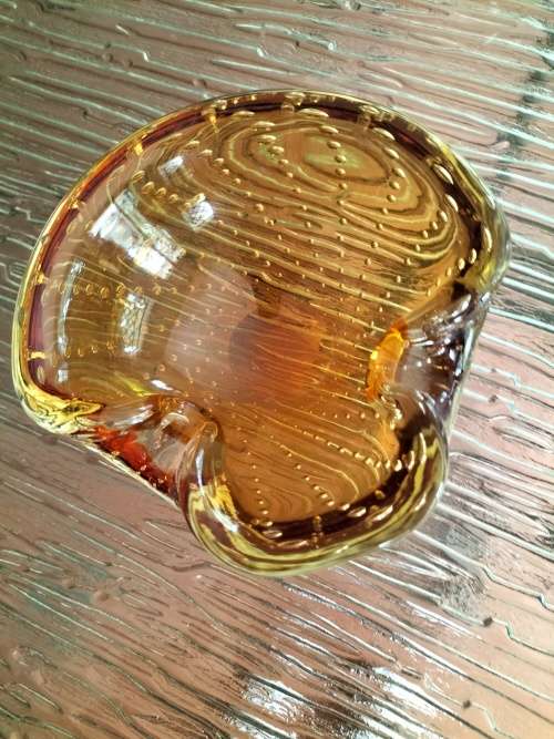 Murano Bubble Glass Ashtray