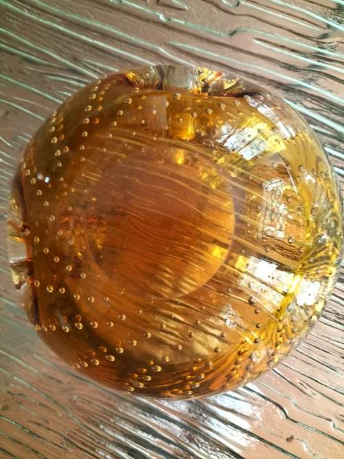 Murano Bubble Glass Ashtray
