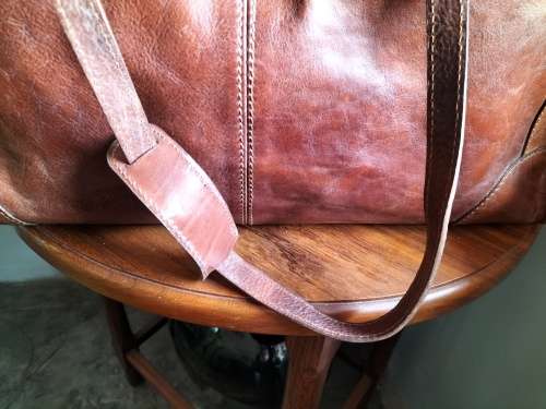 Firenze Italian Leather Doctors Style Travel Bag