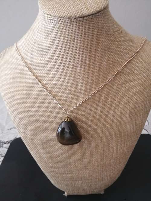 Vintage Tigers Eye Pendant and chain