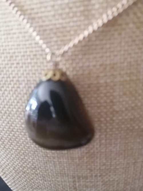 Vintage Tigers Eye Pendant and chain