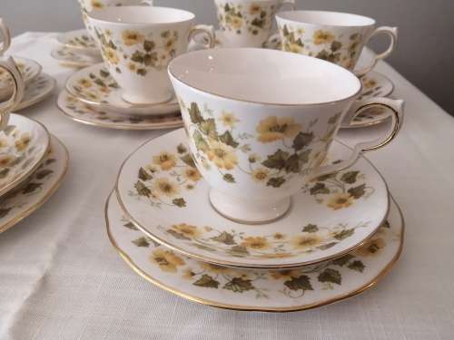 Set of 7 Queen Ann Trios