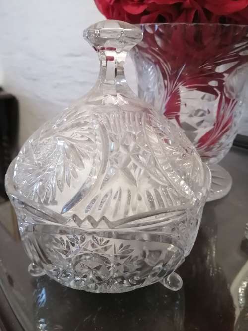 Crystal Compote Candy Dish