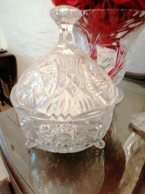 Crystal Compote Candy Dish