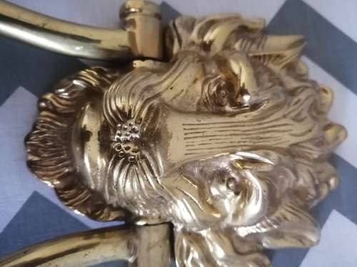 Brass Lion Door Knocker