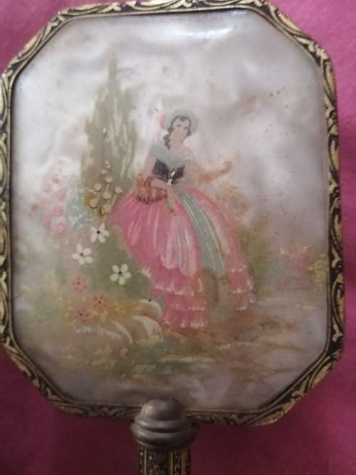 Vintage Victorian style handheld Brush and Clothes Brush