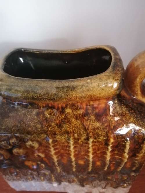 West German Style Pottery Vase unmarked