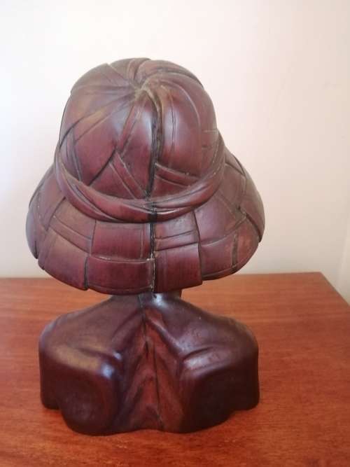 Indonesian  Wooden Carved Bust