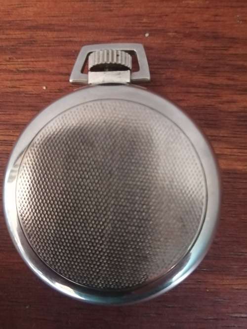 Vintage Westclox Scott Shock Resistant Mechanical Wind up Pocket Watch (working)