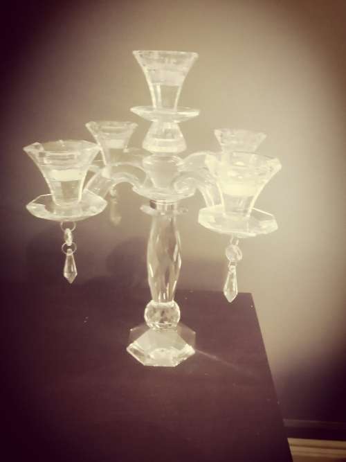 Crystal 5 Arm Candelabra