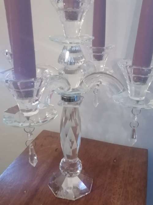Crystal 5 Arm Candelabra