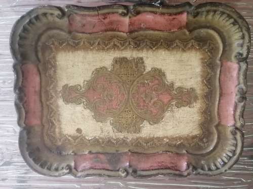 Italian paper mache Tray