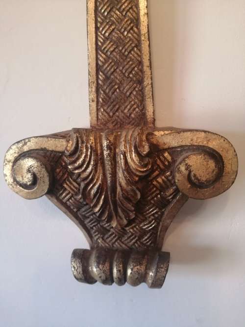 Pair of Hollywood Regency Plate Wall Hangers