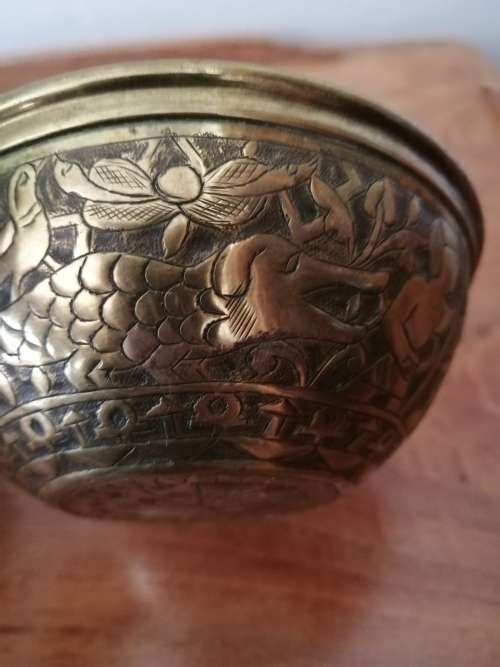 Set of 12 X Brass Bowls
